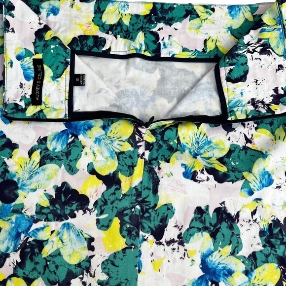 Audrey & Celine A-Line Cotton Blend Skirt EUC - Picture 8 of 9